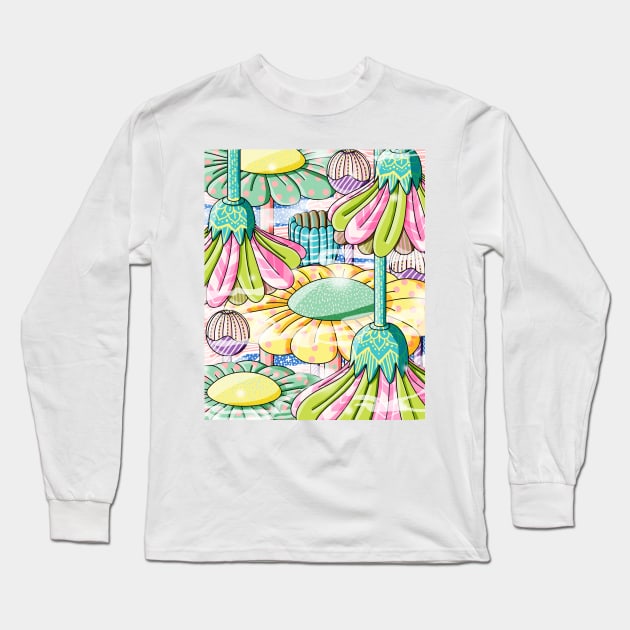 Daisies Long Sleeve T-Shirt by LaP shop